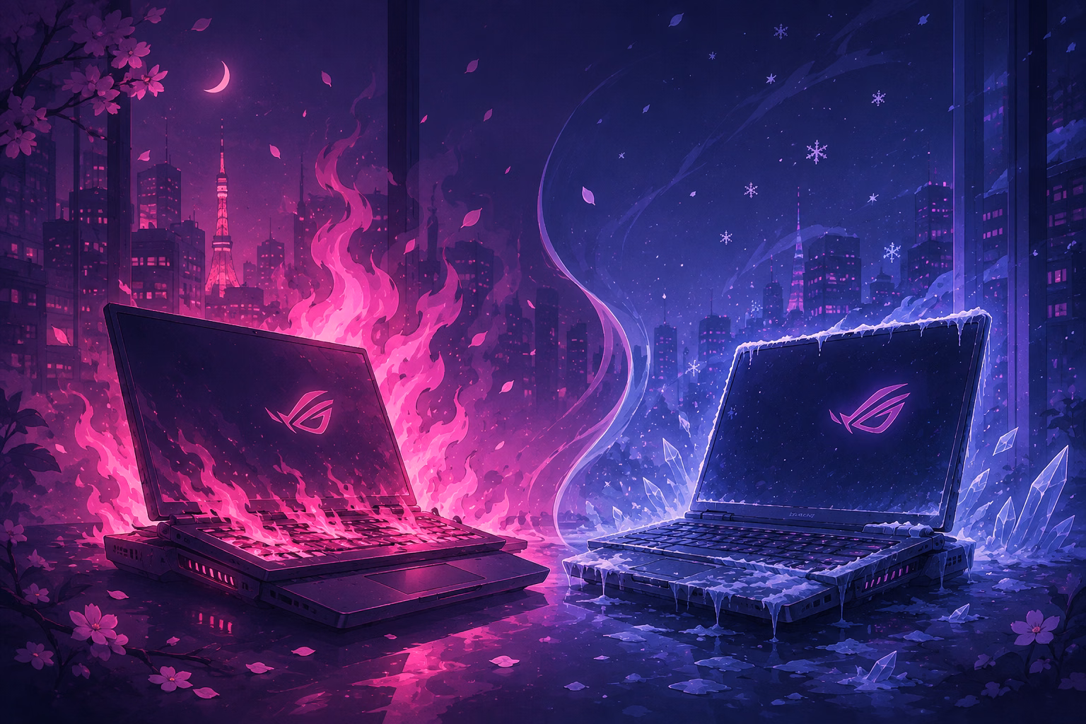 Thermal throttling w ASUS ROG Zephyrus Duo 16: analiza przed i po wymianie płynnego metalu